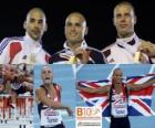 Andy Turner 110m engelli şampiyonu, Garfield Darien ve Daniel (2 ve 3) Avrupa Atletizm Şampiyonası&#039;nda Barcelona 2010 Kiss